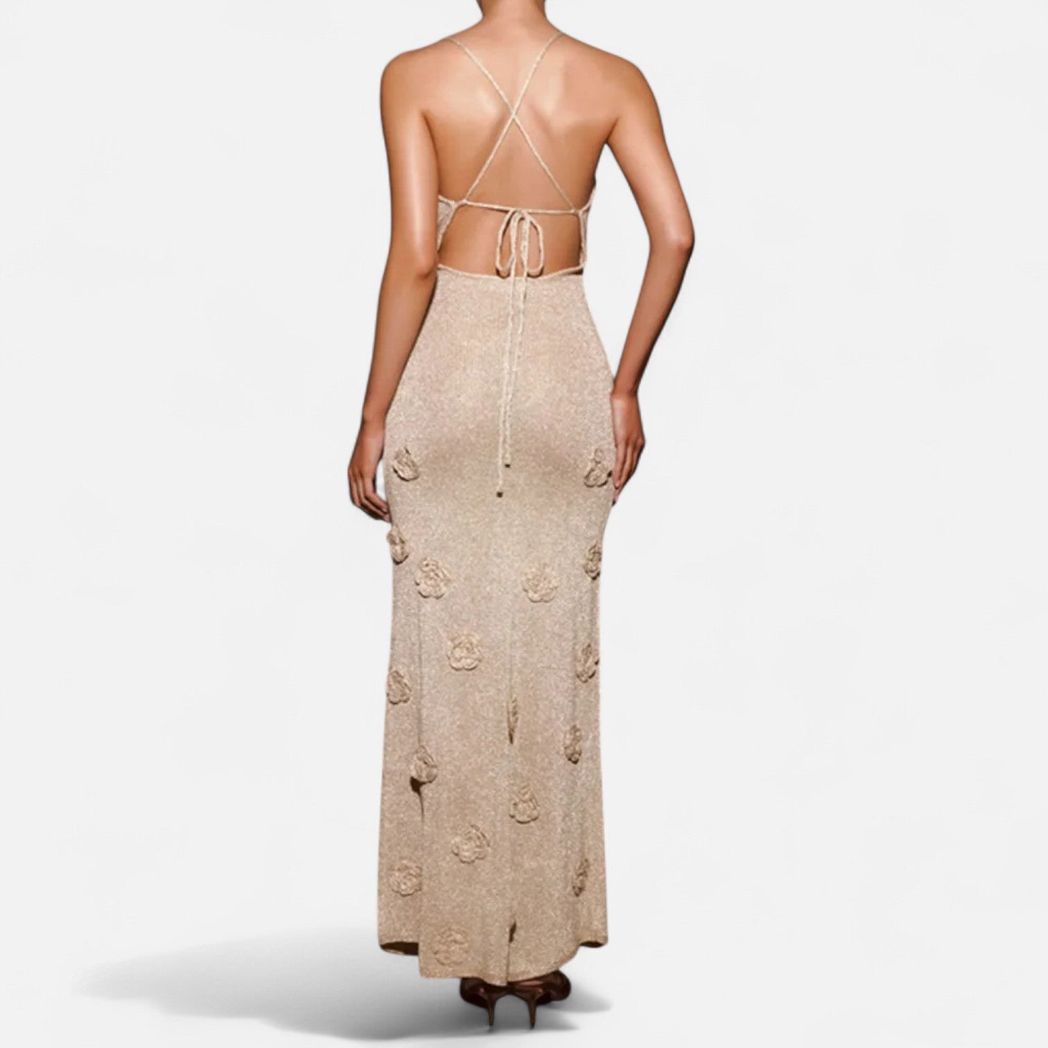 La Cartiera | Knitted Camisole Prom Dress
