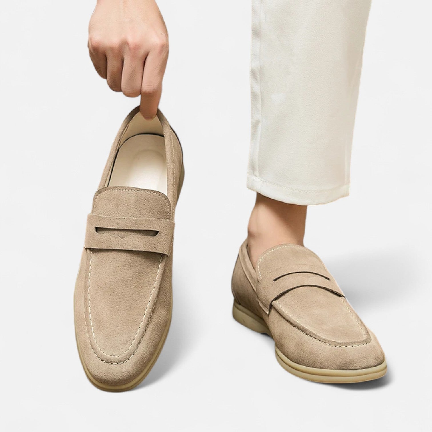 La Cartiera | Retro Suede Leather Loafers