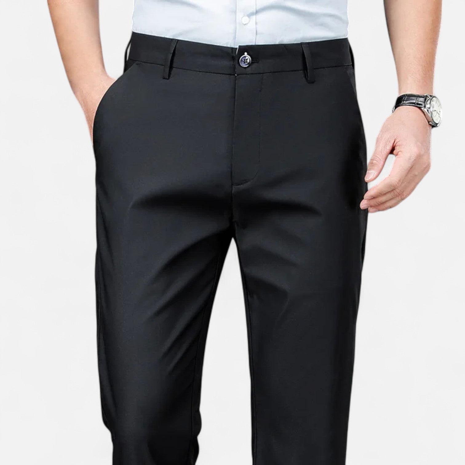La Cartiera | Relaxed Stretch Cotton Everyday Pants