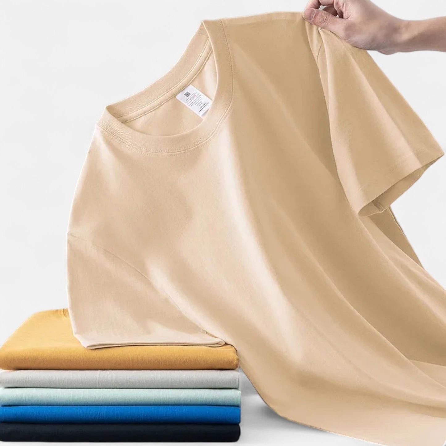 La Cartiera | Classic Round Neck Cotton T-Shirt
