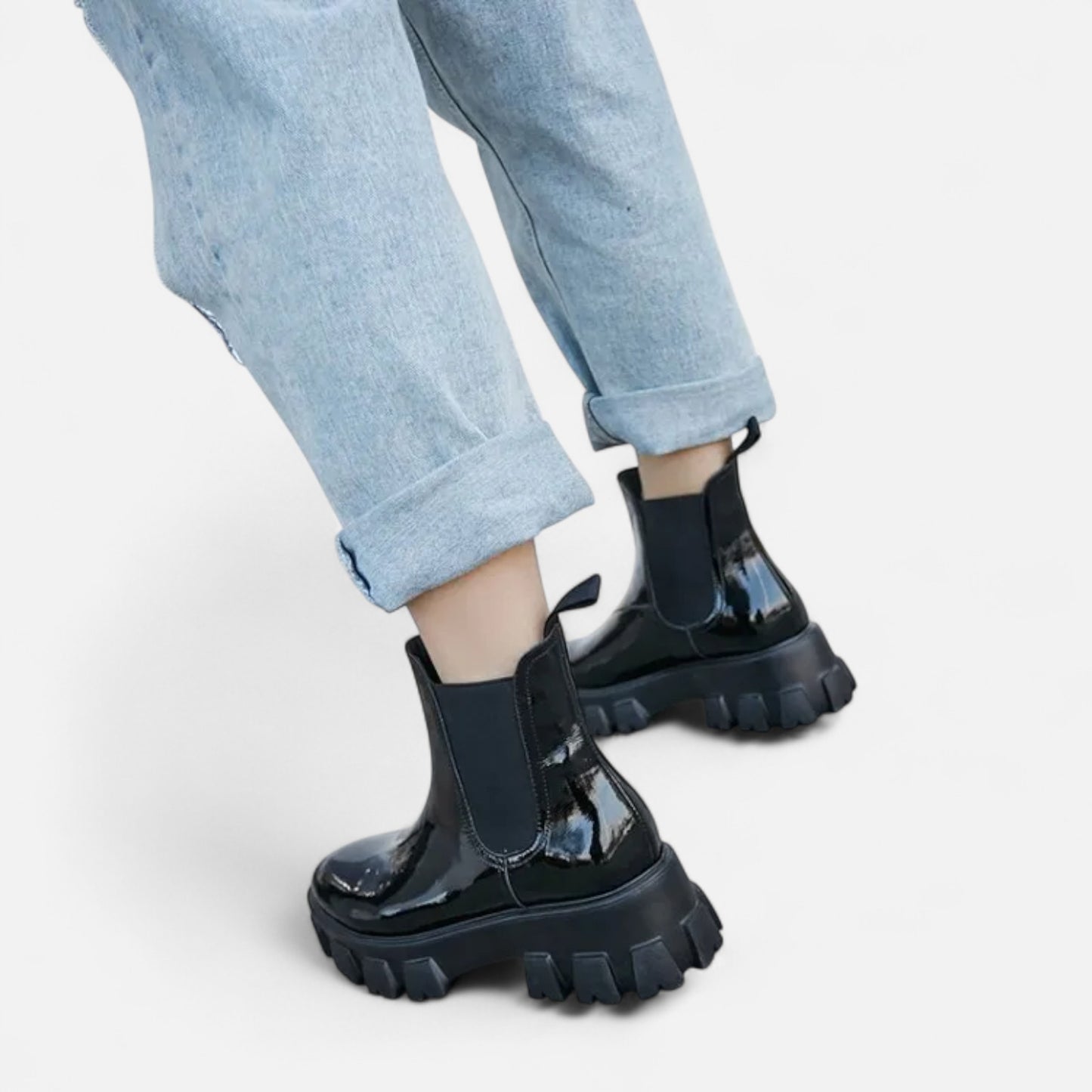 La Cartiera | Women’s Cowhide Thick-Soled Platform Boots