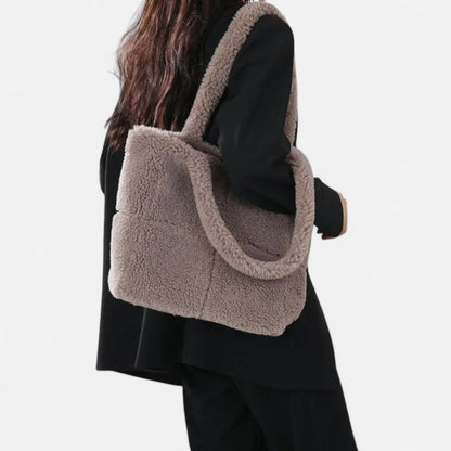 La Cartiera | Women’s Lambswool Plush Tote Bag