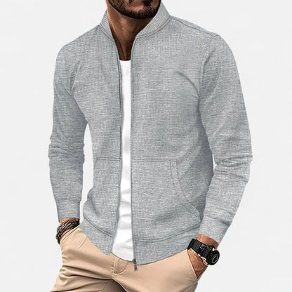 La Cartiera | Men’s Solid Colour Zip Baseball Jacket