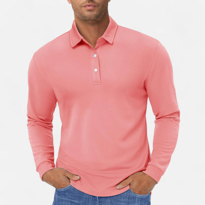 La Cartiera | Men’s Long-Sleeve Quick-Dry Polo Shirt