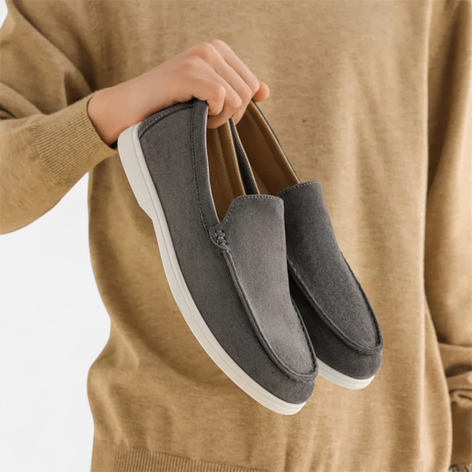 La Cartiera | Lightweight Suede Loafers – British Riviera Style