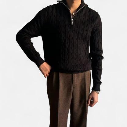 La Cartiera | Men’s Retro Loose-Fit Knit Pullover