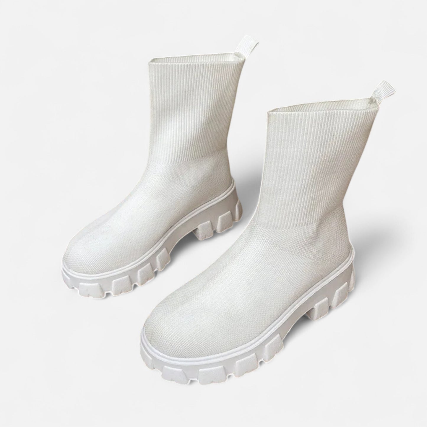 La Cartiera | Women’s Square-Heel Mid-Tube Martin Boots