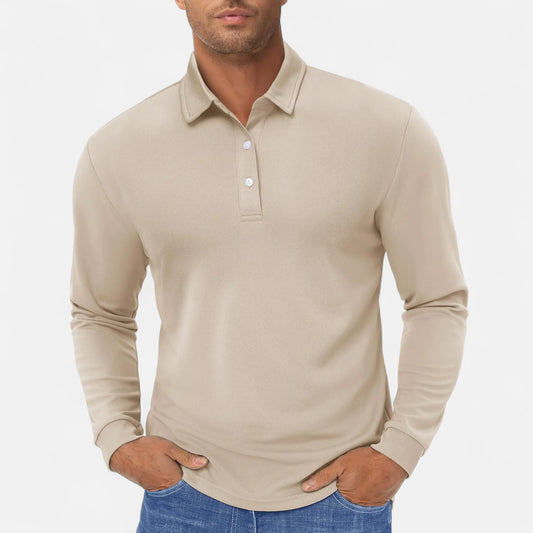 La Cartiera | Men’s Long-Sleeve Quick-Dry Polo Shirt
