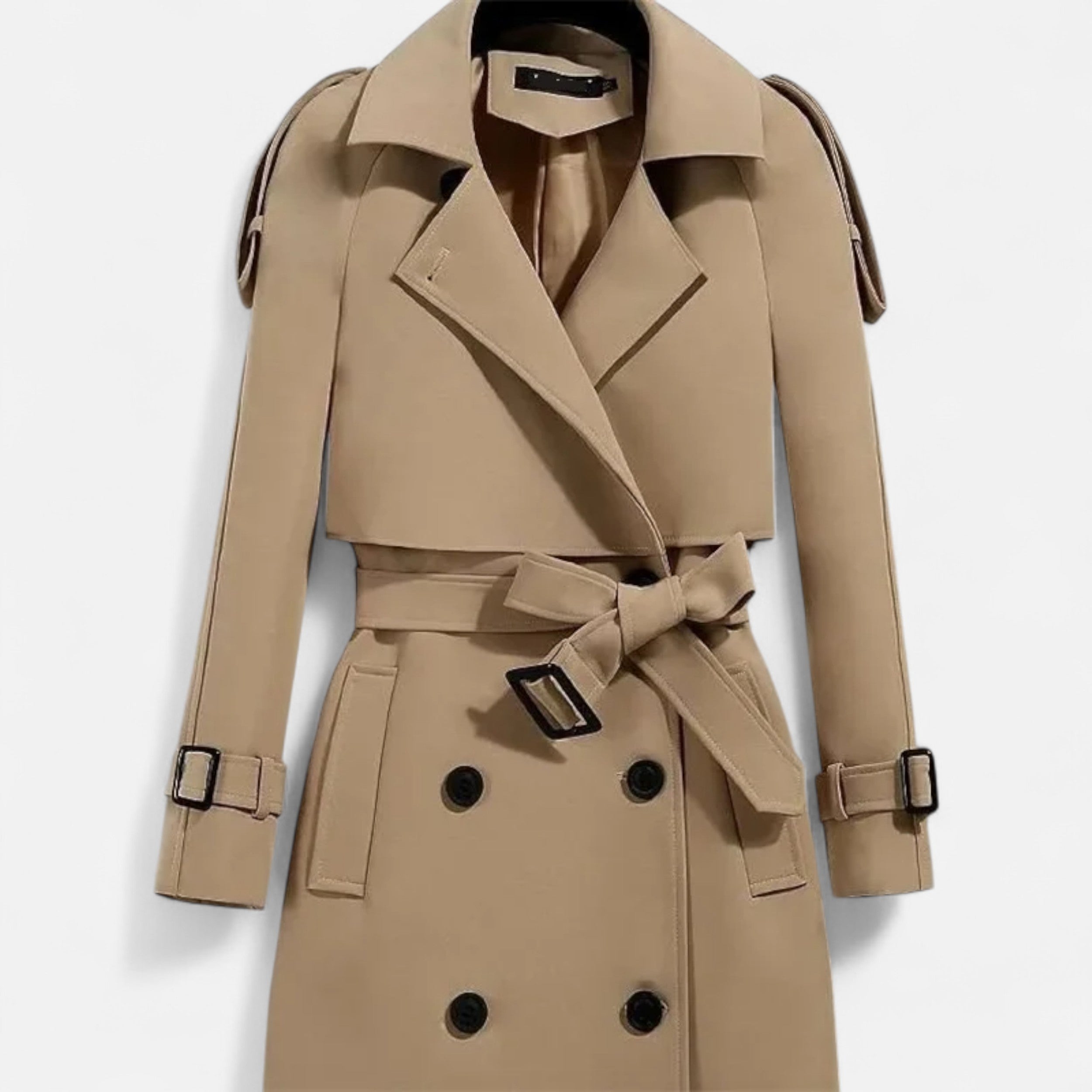 La Cartiera | Women’s Double-Breasted Belted Trench Coat