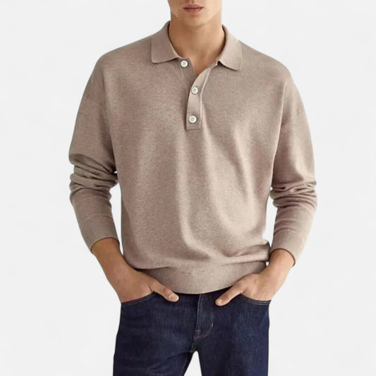 La Cartiera | Men’s Long-Sleeve Polo Shirt
