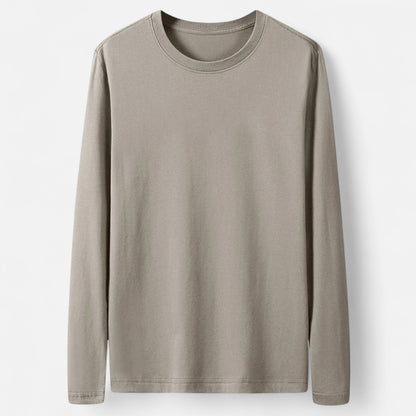 La Cartiera | Men’s Slim Fit Long-Sleeve Cotton Tee