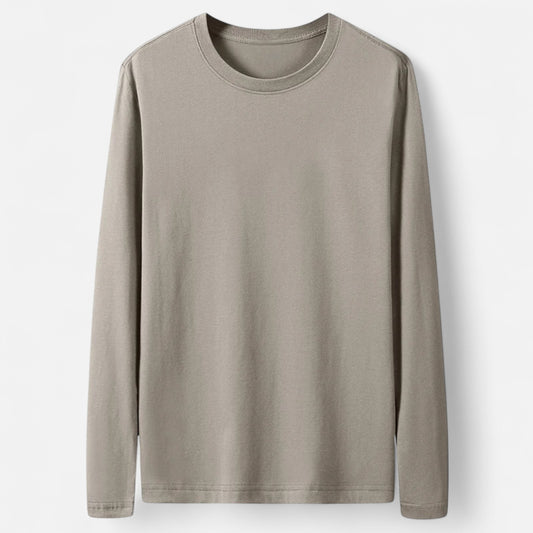 La Cartiera | Men’s Slim Fit Long-Sleeve Cotton Tee