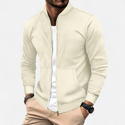 La Cartiera | Men’s Solid Colour Zip Baseball Jacket