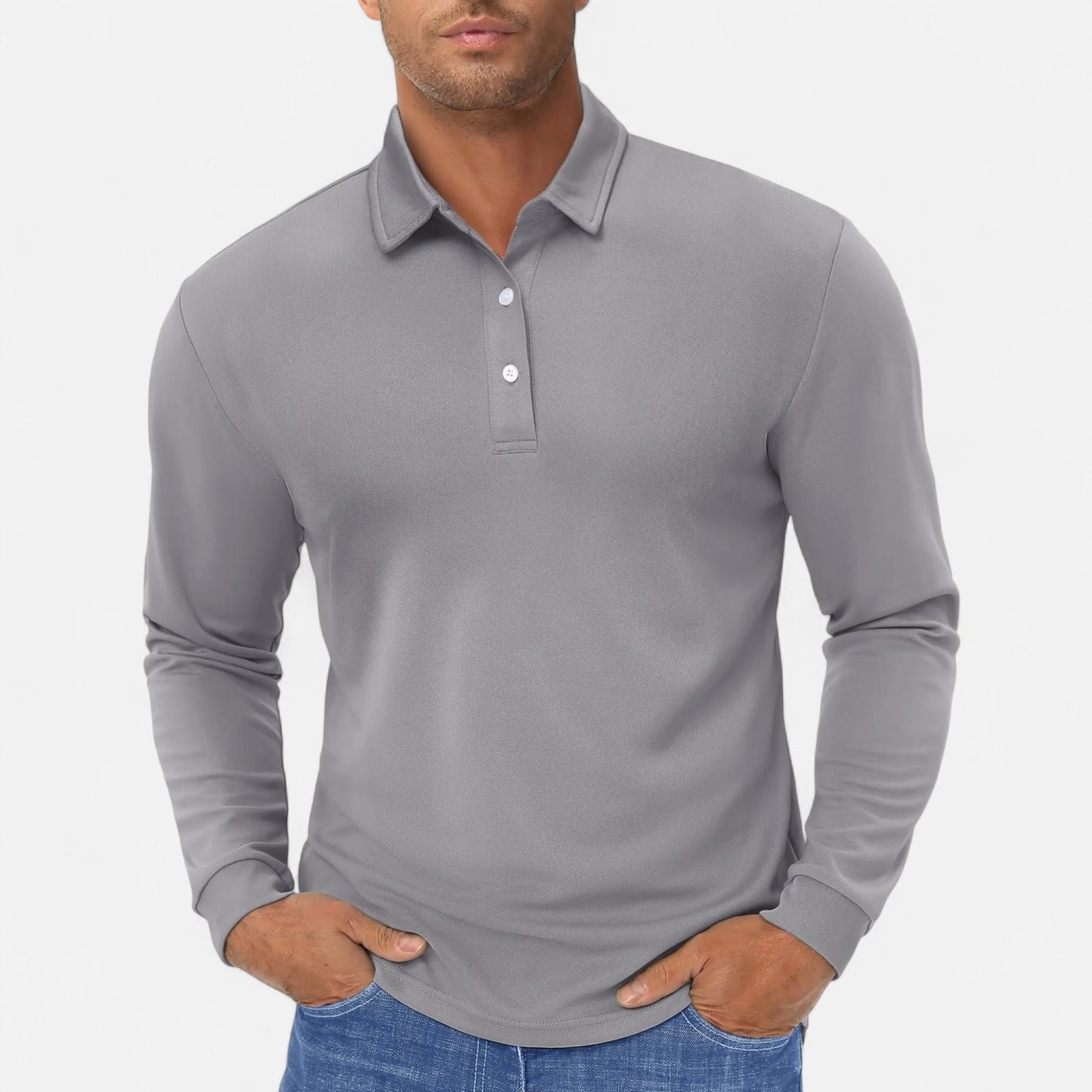 La Cartiera | Men’s Long-Sleeve Quick-Dry Polo Shirt