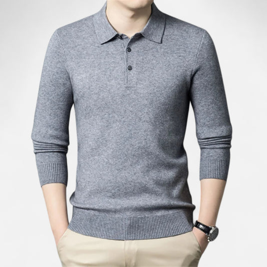 La Cartiera | Men’s Cashmere Knit Polo Sweater