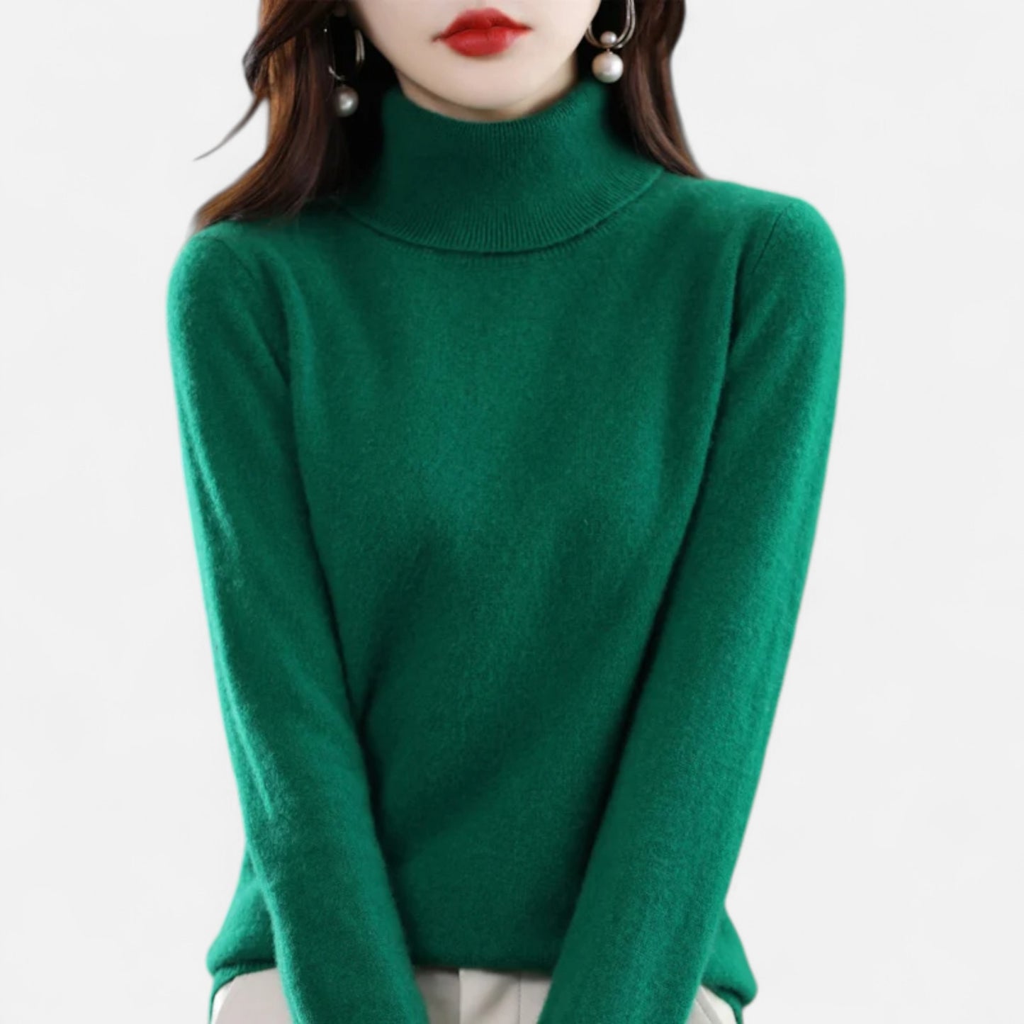 La Cartiera | Women’s Merino Wool Turtleneck Sweater