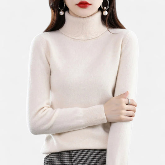 La Cartiera | Women’s Merino Wool Turtleneck Sweater