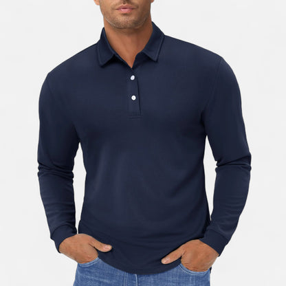 La Cartiera | Men’s Long-Sleeve Quick-Dry Polo Shirt