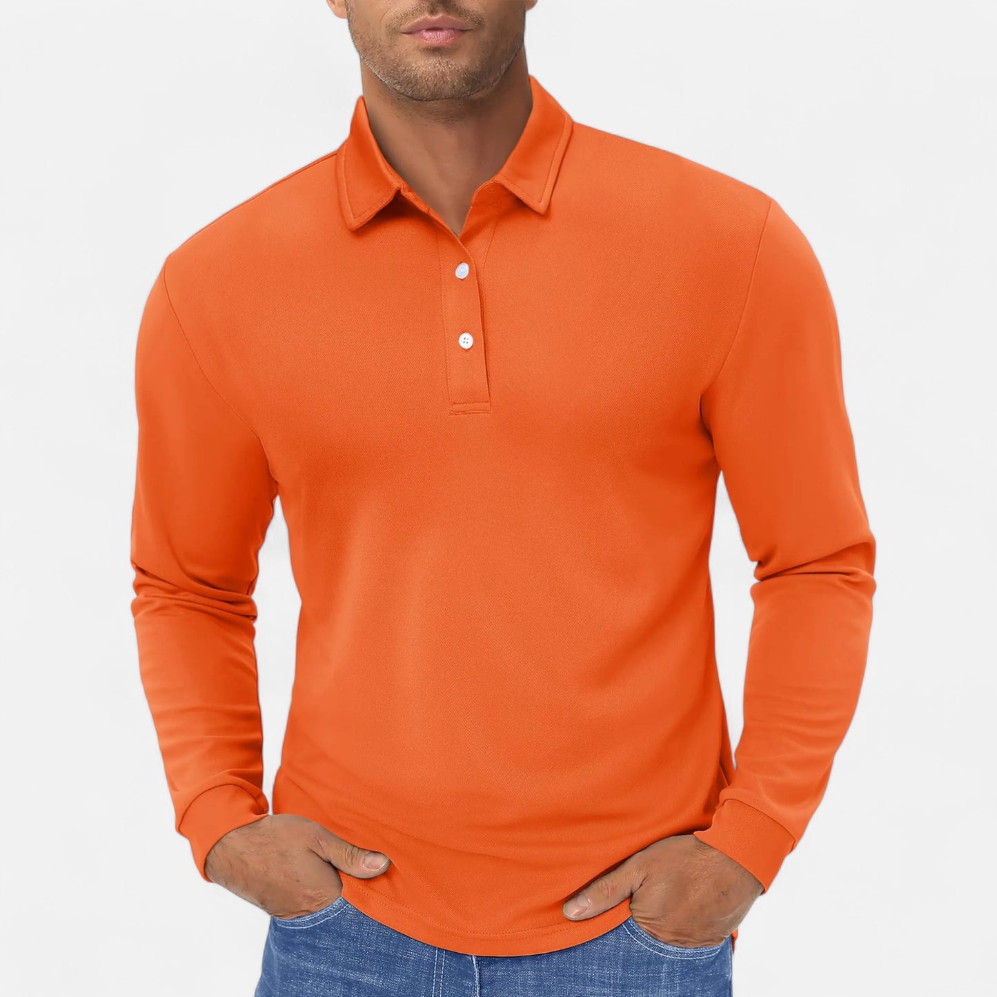 La Cartiera | Men’s Long-Sleeve Quick-Dry Polo Shirt