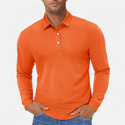 La Cartiera | Men’s Long-Sleeve Quick-Dry Polo Shirt