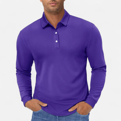 La Cartiera | Men’s Long-Sleeve Quick-Dry Polo Shirt