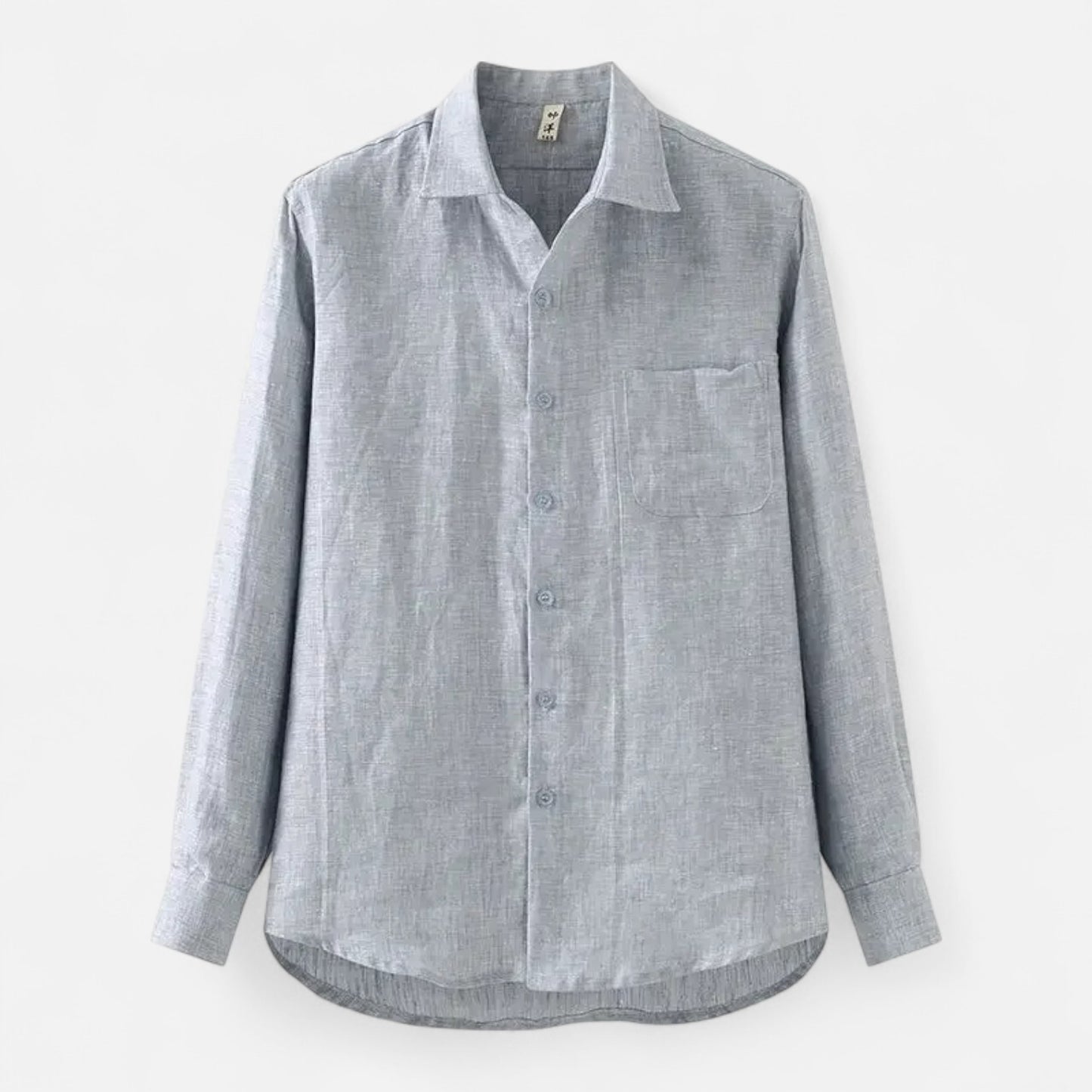 La Cartiera | Loose‑Fit Linen Shirt – Sandstone Heritage