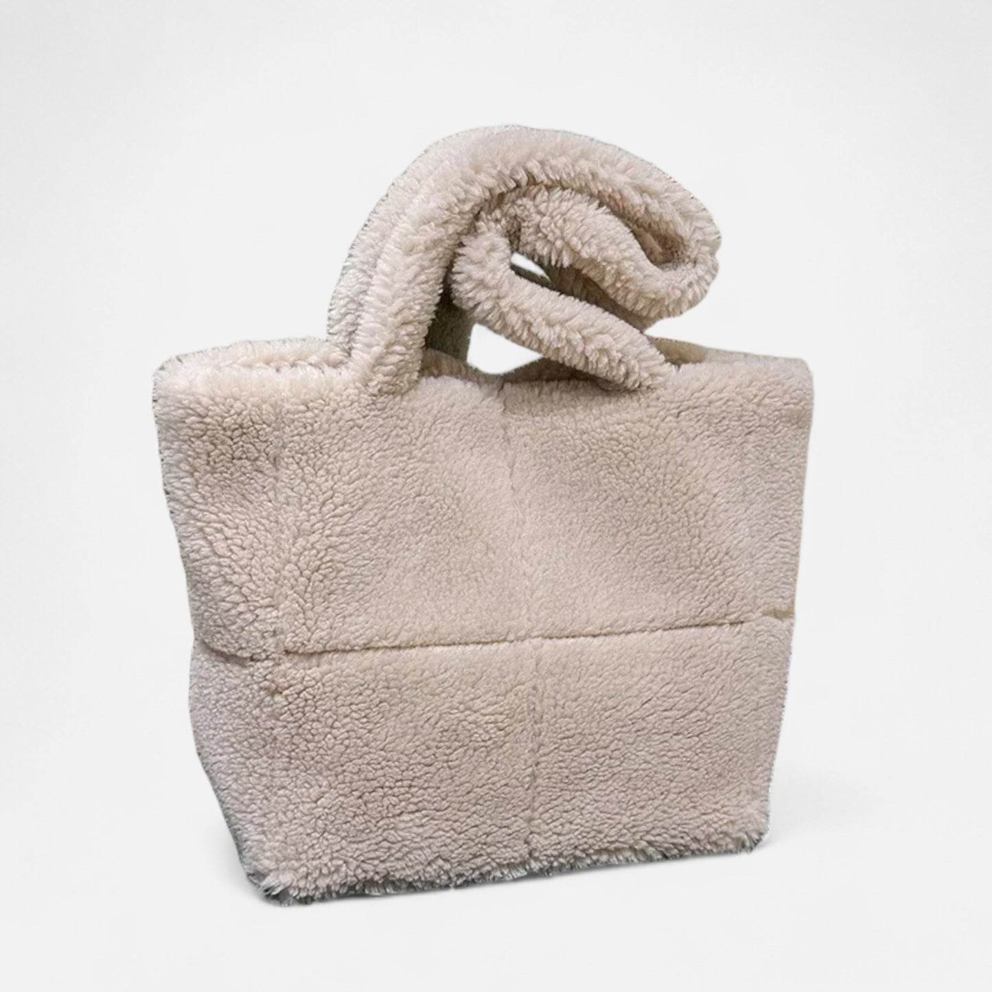 La Cartiera | Women’s Lambswool Plush Tote Bag
