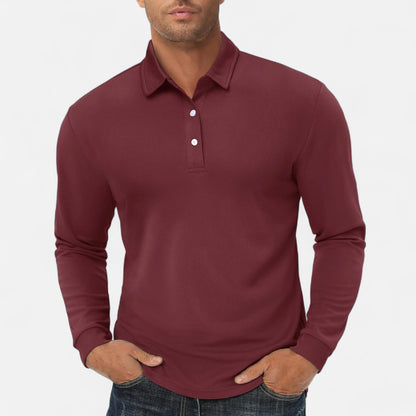 La Cartiera | Men’s Long-Sleeve Quick-Dry Polo Shirt