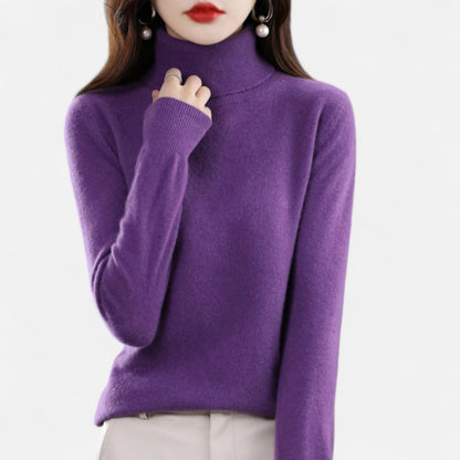La Cartiera | Women’s Merino Wool Turtleneck Sweater